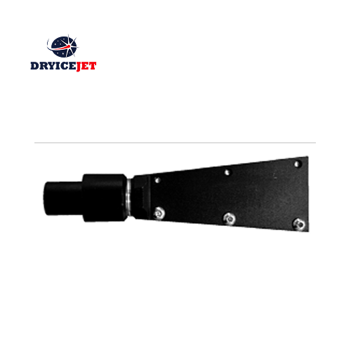 Model DT-T50 medium-flow dry ice blaster nozzle, consuming 4.0 m³/min of air, 190mm long, constructed from aluminum.